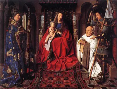 Madonna and Child with Canon Joris van der Paele Jan van Eyck